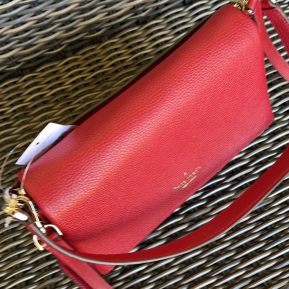 Kate Spade Leila Medium Flap Leather Shoulder Bag - Picture 4 of 16